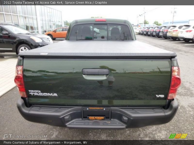 Spruce Green Mica / Graphite 2012 Toyota Tacoma V6 Access Cab 4x4