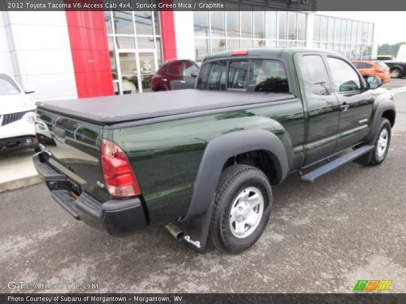 Spruce Green Mica / Graphite 2012 Toyota Tacoma V6 Access Cab 4x4