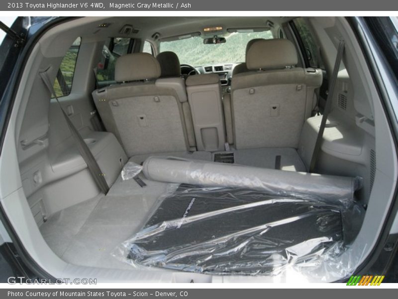 Magnetic Gray Metallic / Ash 2013 Toyota Highlander V6 4WD