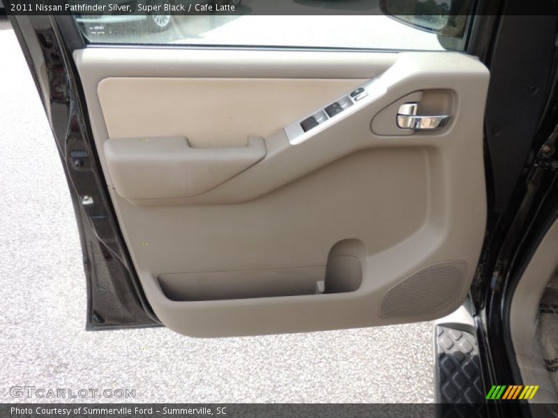 Super Black / Cafe Latte 2011 Nissan Pathfinder Silver