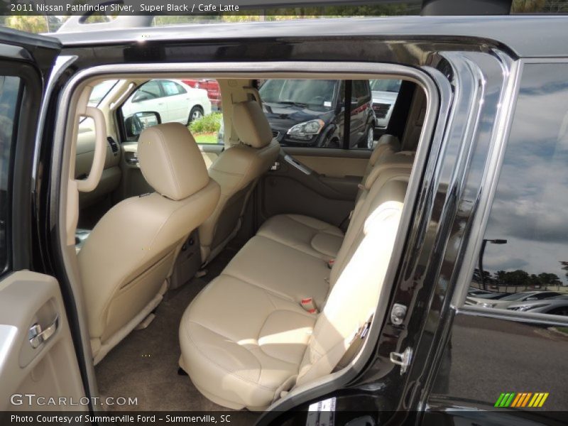 Super Black / Cafe Latte 2011 Nissan Pathfinder Silver