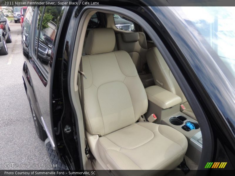 Super Black / Cafe Latte 2011 Nissan Pathfinder Silver