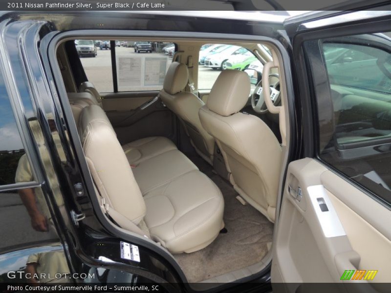 Super Black / Cafe Latte 2011 Nissan Pathfinder Silver