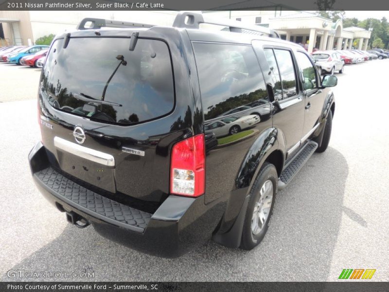 Super Black / Cafe Latte 2011 Nissan Pathfinder Silver