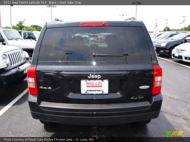 Black / Dark Slate Gray 2012 Jeep Patriot Latitude 4x4