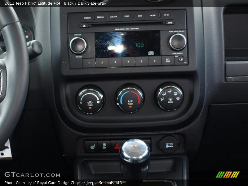 Black / Dark Slate Gray 2012 Jeep Patriot Latitude 4x4