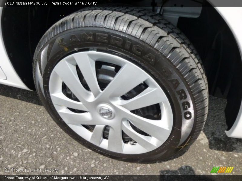 Fresh Powder White / Gray 2013 Nissan NV200 SV