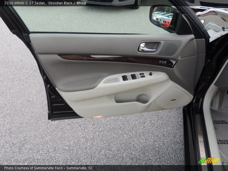 Obsidian Black / Wheat 2010 Infiniti G 37 Sedan