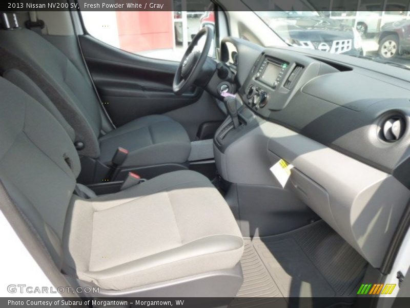 Fresh Powder White / Gray 2013 Nissan NV200 SV