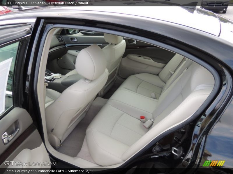 Obsidian Black / Wheat 2010 Infiniti G 37 Sedan