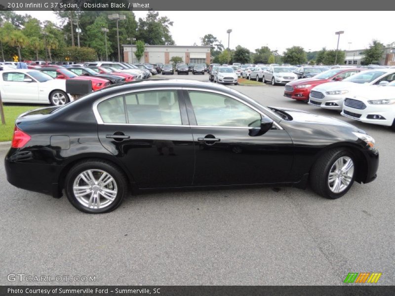 Obsidian Black / Wheat 2010 Infiniti G 37 Sedan