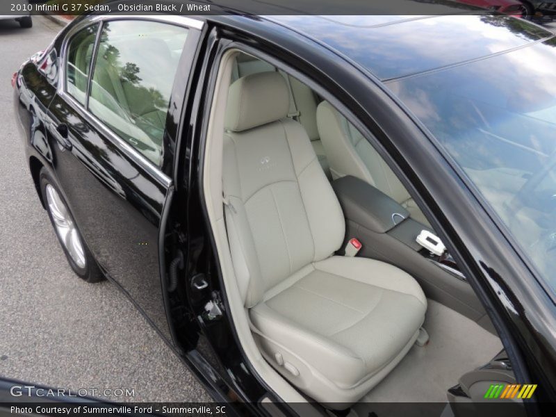 Obsidian Black / Wheat 2010 Infiniti G 37 Sedan