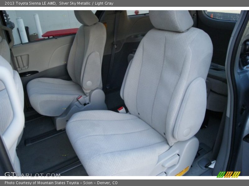 Silver Sky Metallic / Light Gray 2013 Toyota Sienna LE AWD