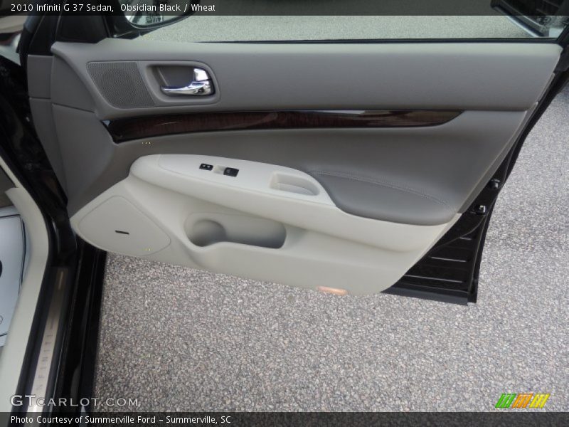 Obsidian Black / Wheat 2010 Infiniti G 37 Sedan