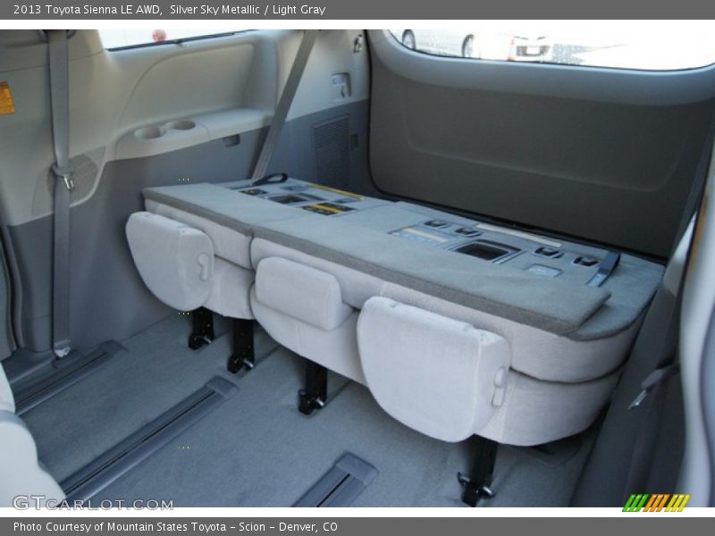 Silver Sky Metallic / Light Gray 2013 Toyota Sienna LE AWD