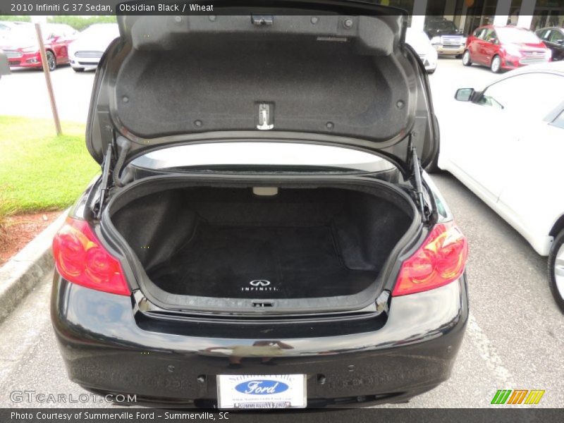 Obsidian Black / Wheat 2010 Infiniti G 37 Sedan