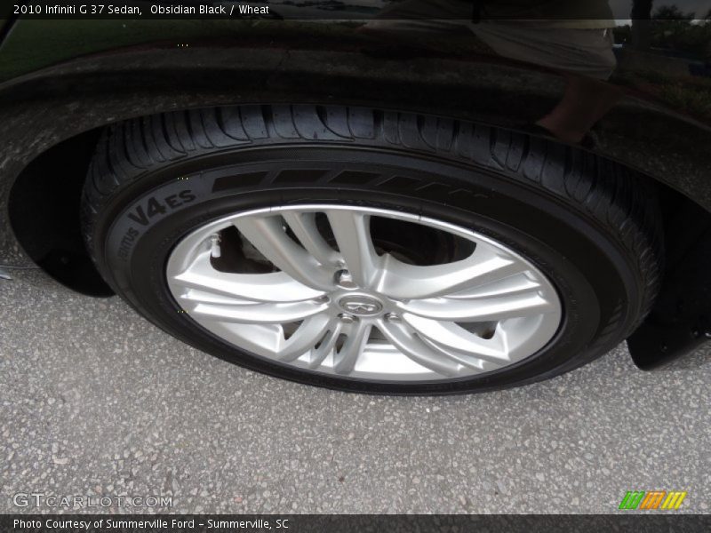 Obsidian Black / Wheat 2010 Infiniti G 37 Sedan
