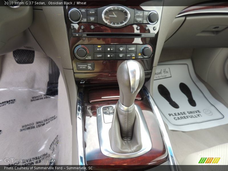 Obsidian Black / Wheat 2010 Infiniti G 37 Sedan