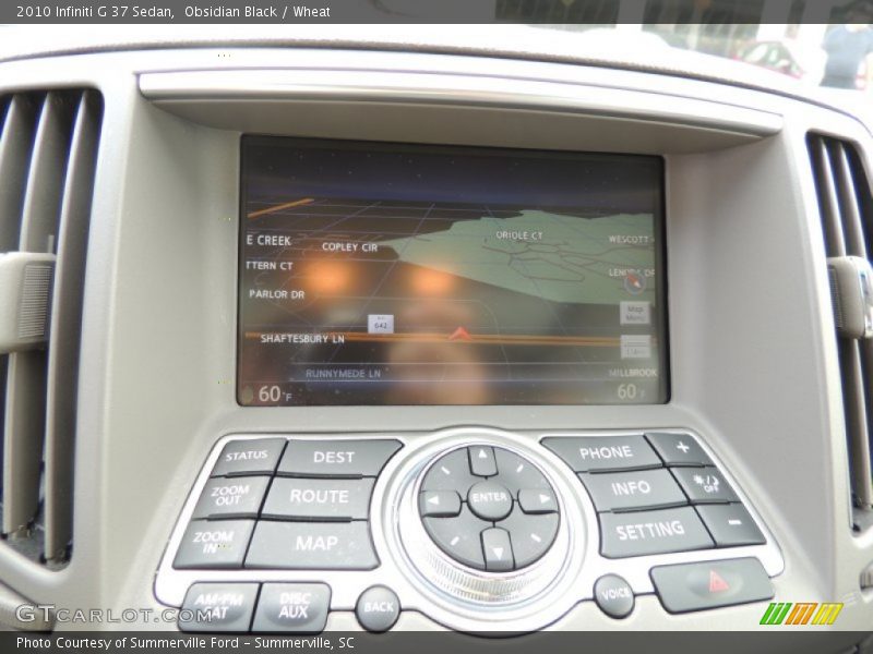 Obsidian Black / Wheat 2010 Infiniti G 37 Sedan