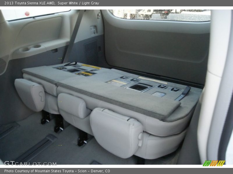 Super White / Light Gray 2013 Toyota Sienna XLE AWD