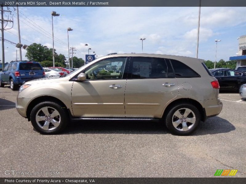 Desert Rock Metallic / Parchment 2007 Acura MDX Sport