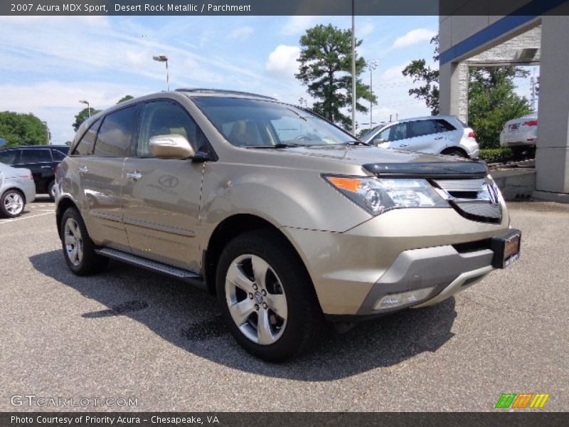 Desert Rock Metallic / Parchment 2007 Acura MDX Sport