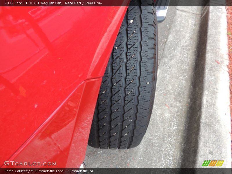 Race Red / Steel Gray 2012 Ford F150 XLT Regular Cab