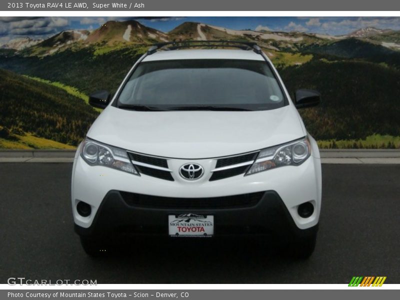 Super White / Ash 2013 Toyota RAV4 LE AWD