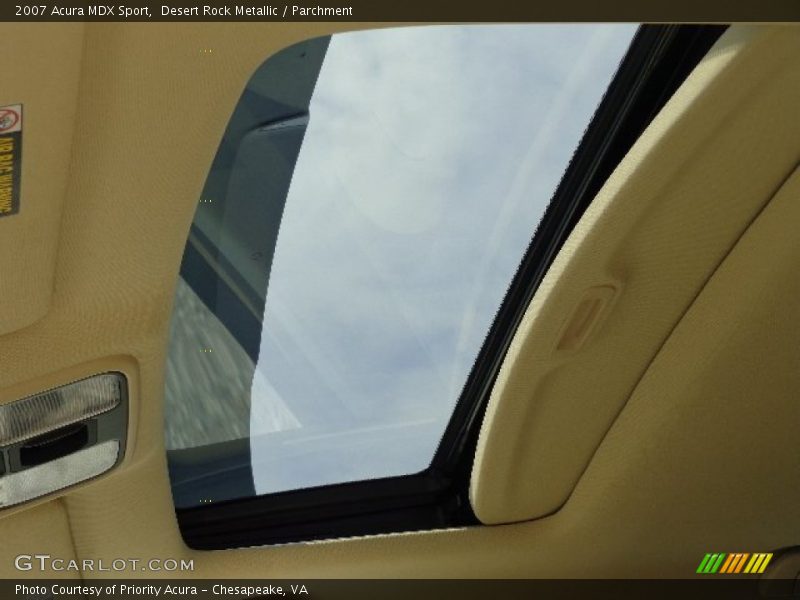 Desert Rock Metallic / Parchment 2007 Acura MDX Sport
