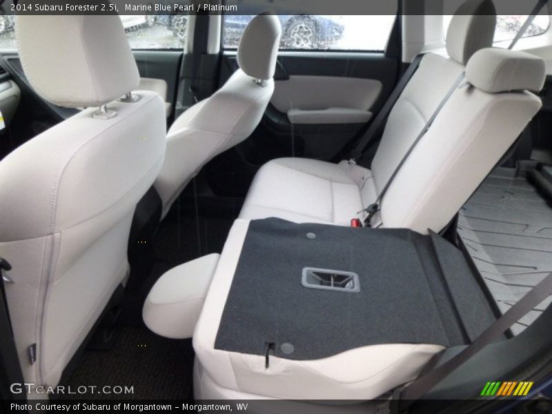 Marine Blue Pearl / Platinum 2014 Subaru Forester 2.5i