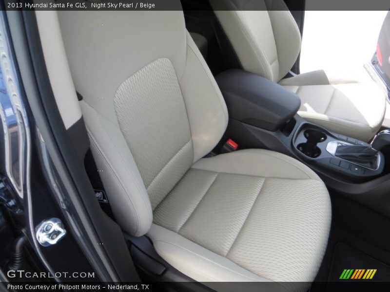 Night Sky Pearl / Beige 2013 Hyundai Santa Fe GLS