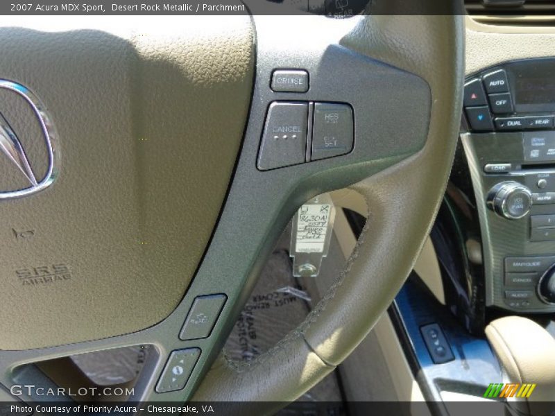 Desert Rock Metallic / Parchment 2007 Acura MDX Sport