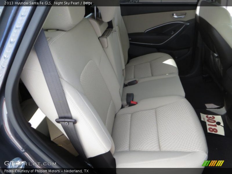 Night Sky Pearl / Beige 2013 Hyundai Santa Fe GLS
