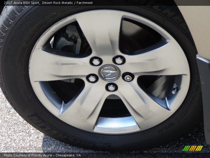 Desert Rock Metallic / Parchment 2007 Acura MDX Sport