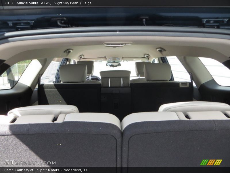 Night Sky Pearl / Beige 2013 Hyundai Santa Fe GLS