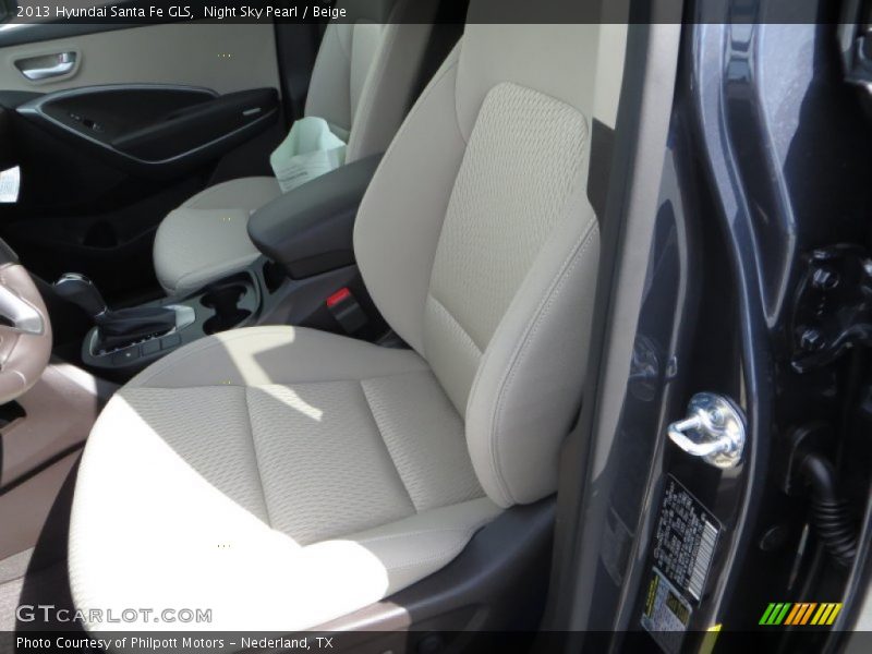 Night Sky Pearl / Beige 2013 Hyundai Santa Fe GLS