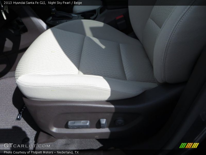 Night Sky Pearl / Beige 2013 Hyundai Santa Fe GLS