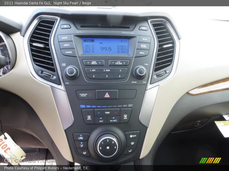 Night Sky Pearl / Beige 2013 Hyundai Santa Fe GLS