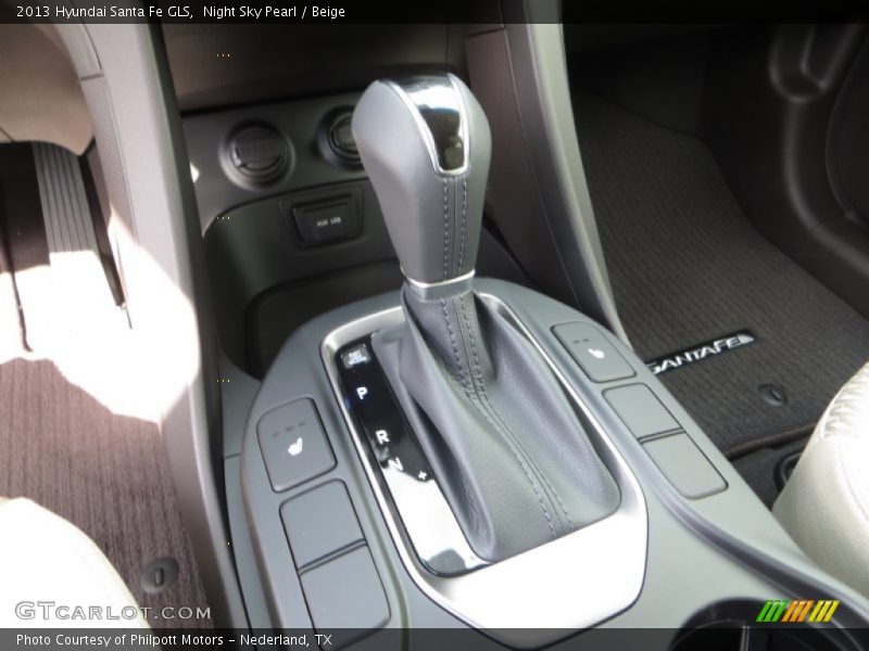 Night Sky Pearl / Beige 2013 Hyundai Santa Fe GLS