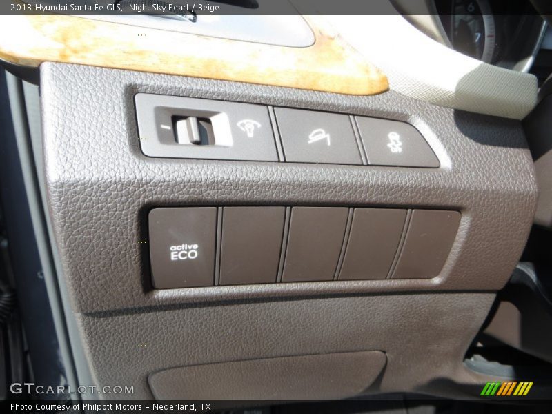 Night Sky Pearl / Beige 2013 Hyundai Santa Fe GLS