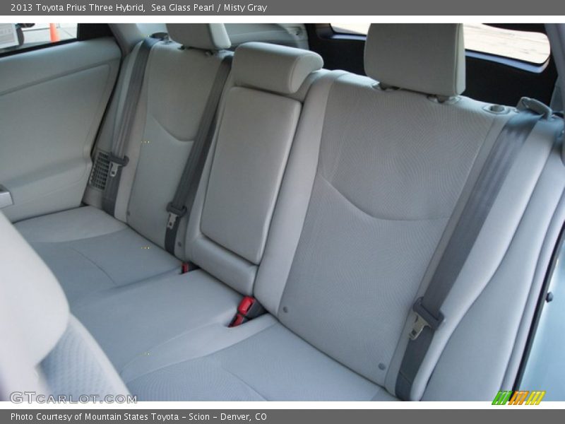 Sea Glass Pearl / Misty Gray 2013 Toyota Prius Three Hybrid