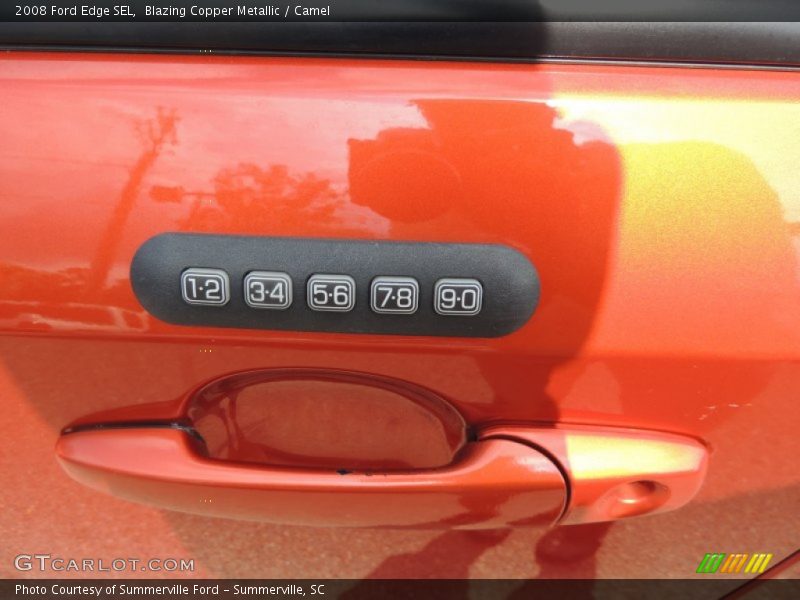 Blazing Copper Metallic / Camel 2008 Ford Edge SEL