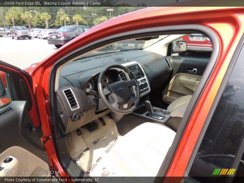 Blazing Copper Metallic / Camel 2008 Ford Edge SEL