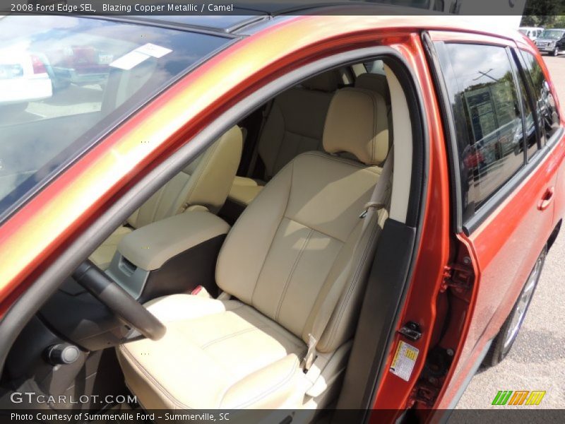 Blazing Copper Metallic / Camel 2008 Ford Edge SEL