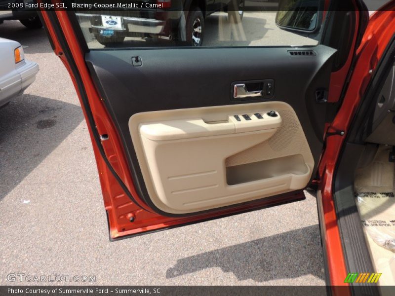 Blazing Copper Metallic / Camel 2008 Ford Edge SEL