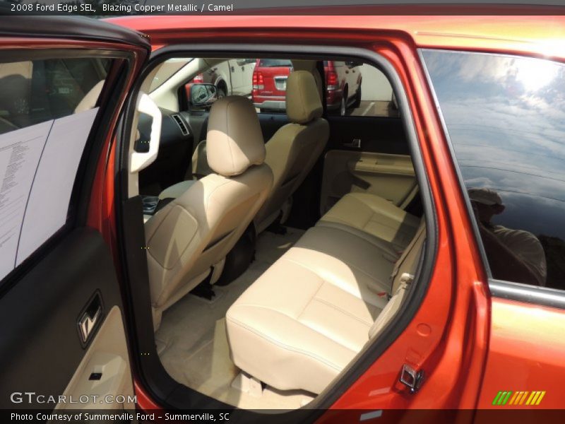Blazing Copper Metallic / Camel 2008 Ford Edge SEL