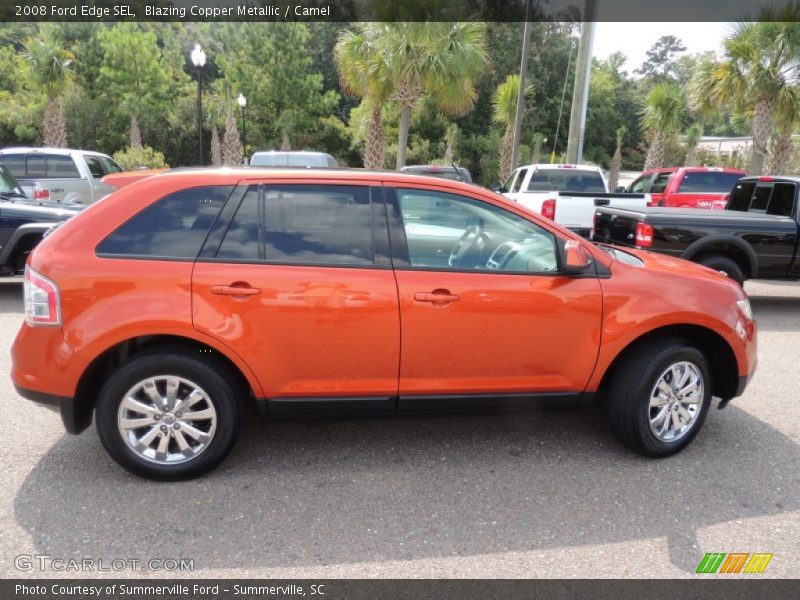 Blazing Copper Metallic / Camel 2008 Ford Edge SEL