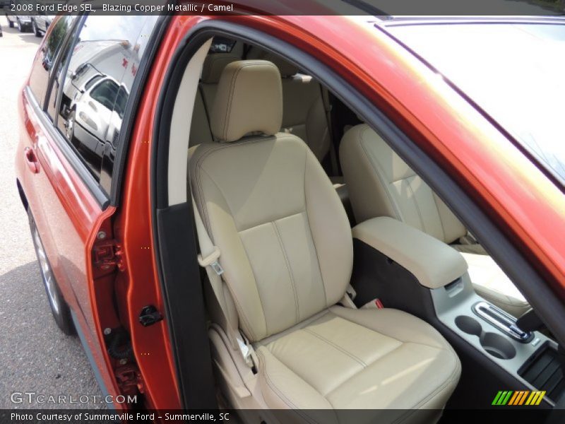 Blazing Copper Metallic / Camel 2008 Ford Edge SEL