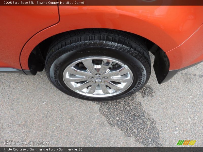 Blazing Copper Metallic / Camel 2008 Ford Edge SEL