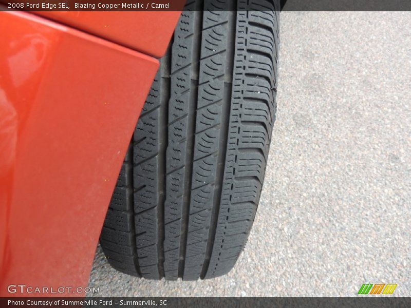 Blazing Copper Metallic / Camel 2008 Ford Edge SEL